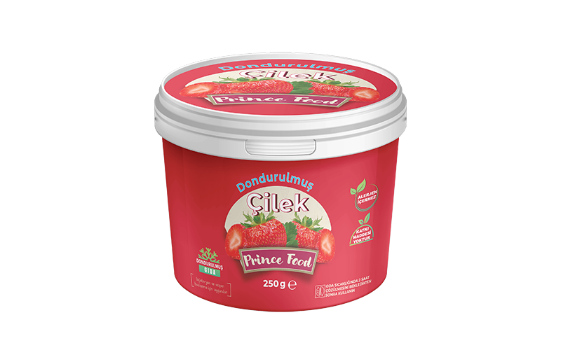 Gefrorene Erdbeeren