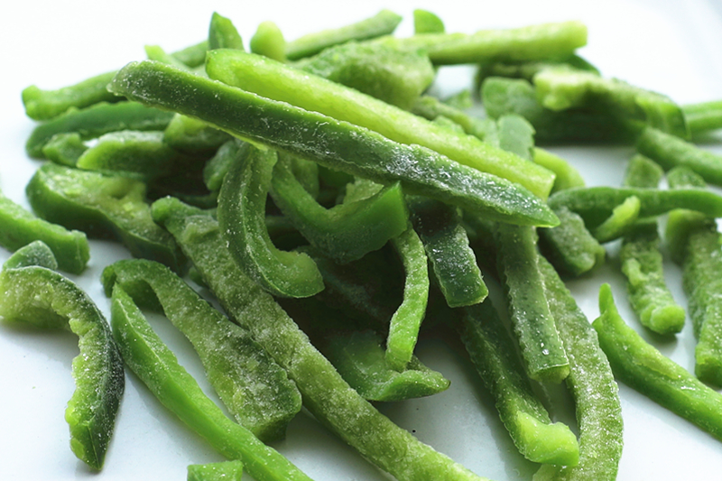 Gefrorene Paprika