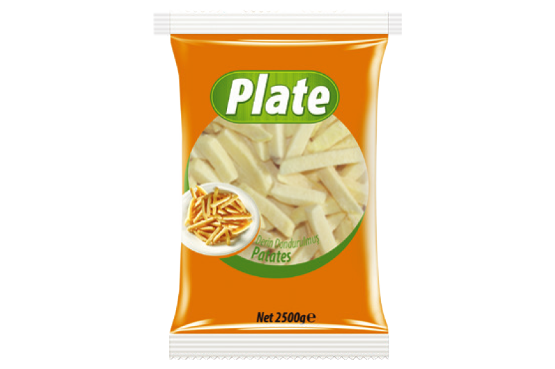 Plate Kartoffeln 2500 g (9×9 Klassischer Schnitt)