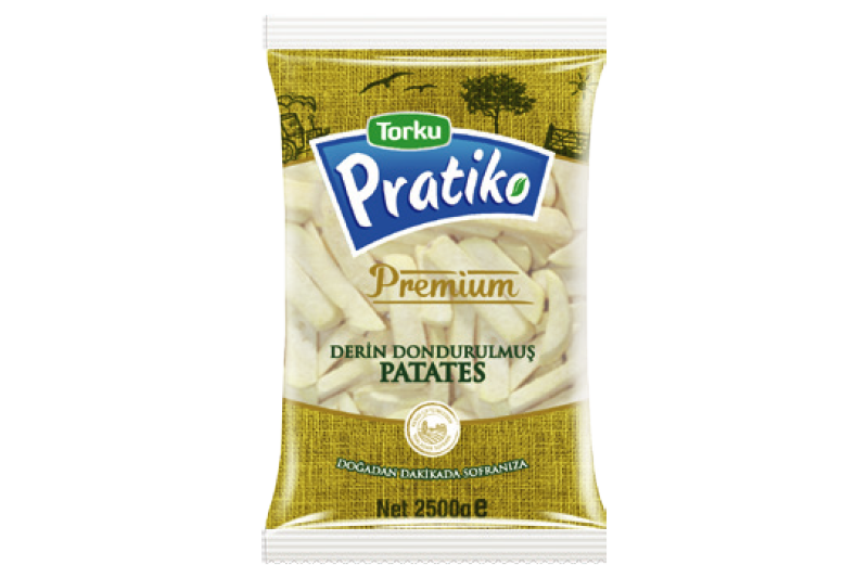 PRATİKO Premium Kartoffeln 2500 g (9×18 Hausgemachter Schnitt)